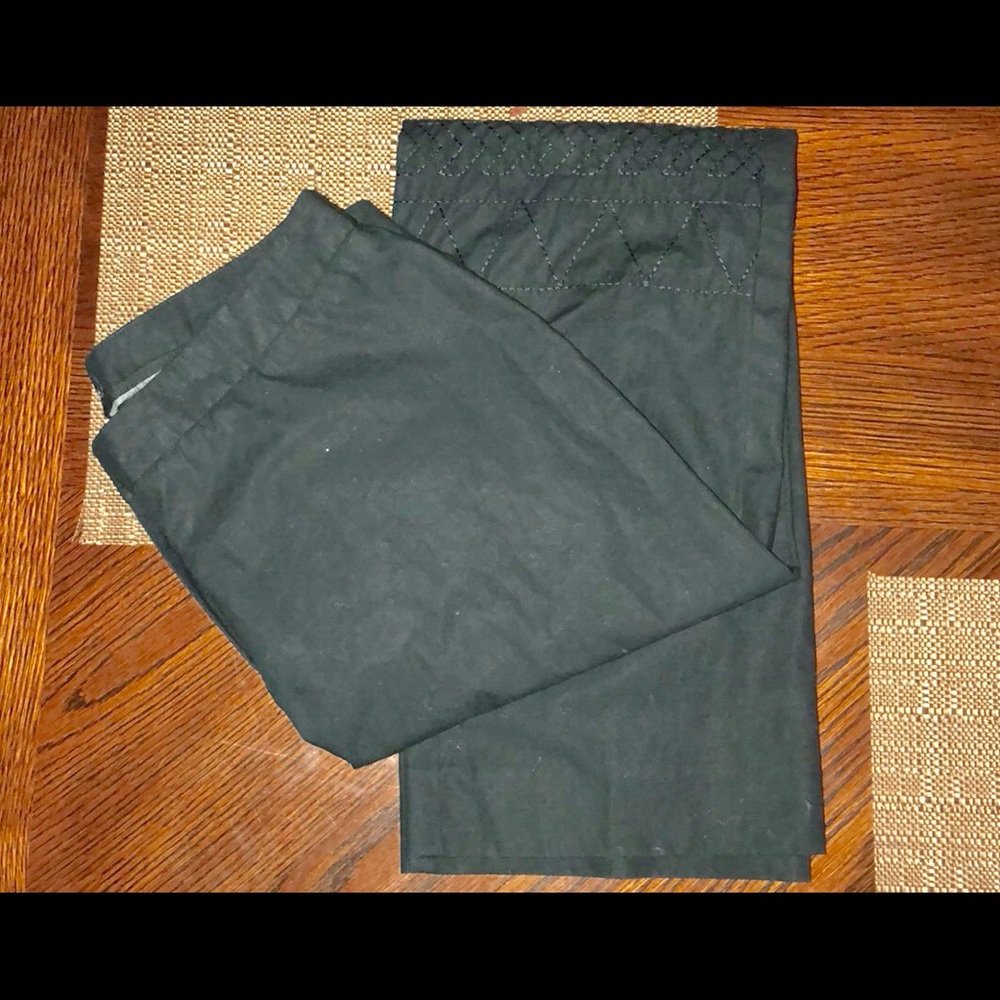 Black Cotton Pants